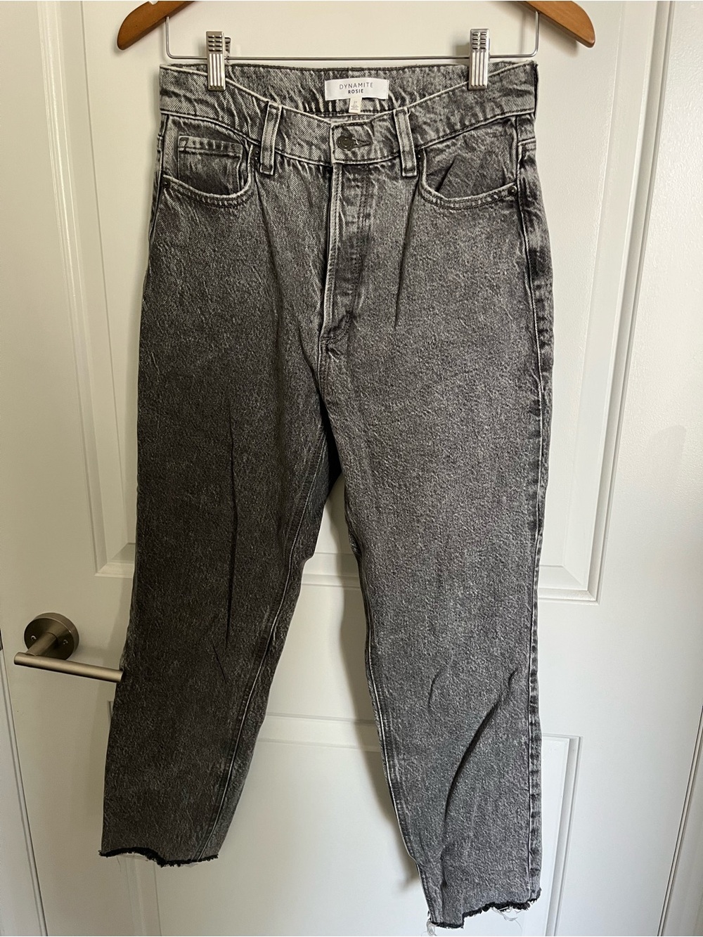 Dynamite Black Washed Rosie High-Rise Jeans